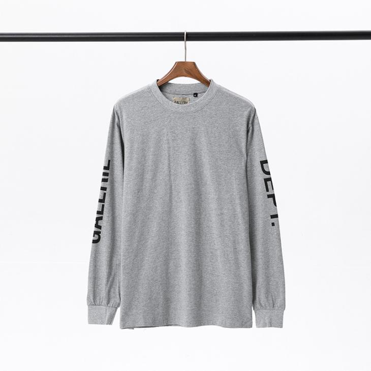 Long Sleeve | FRENCH COLLECTOR L/S TEE – Clothing HEATHER GREY