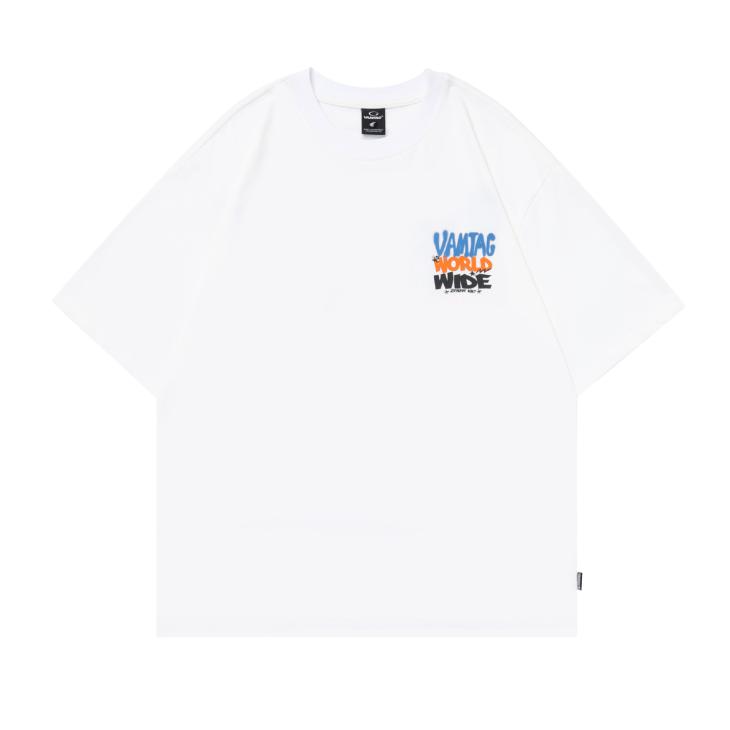 Short Sleeve | RETOUCHE DAMAGED FRENCH TEE – Clothing ORANGE