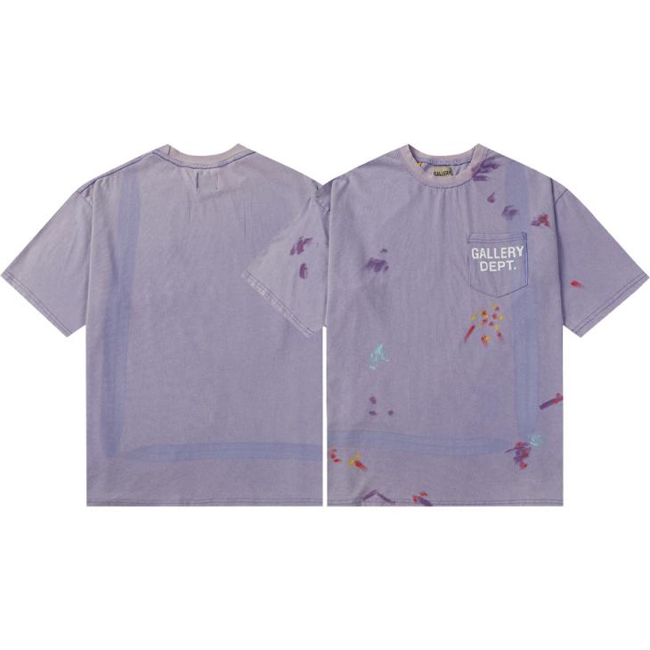 Short Sleeve | VINTAGE LOGO PAINTED TEE – Clothing PURPLE