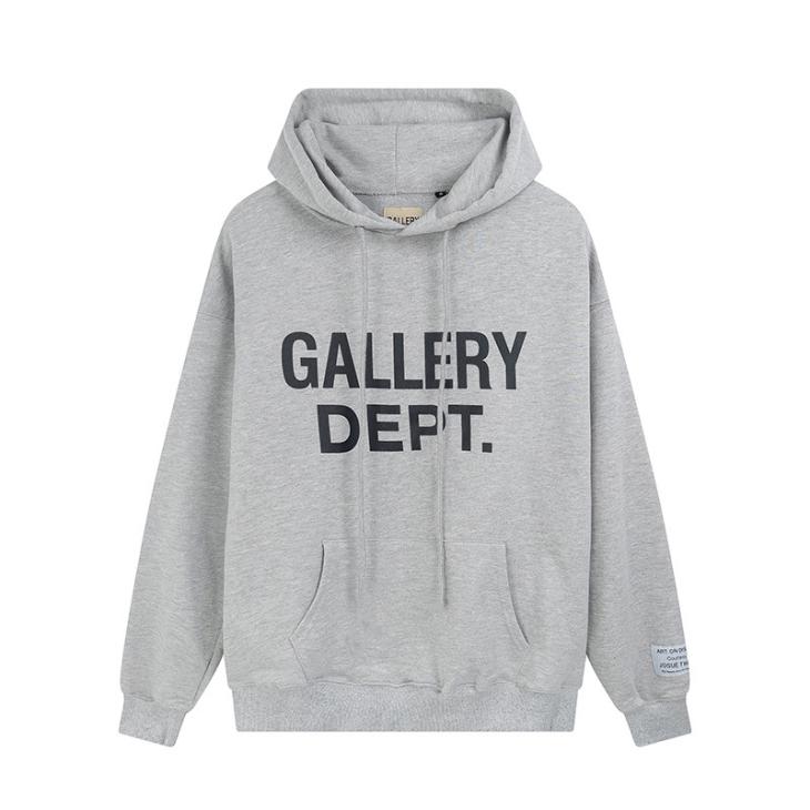 Sweatshirts | CENTER LOGO HOODIE – Clothing HEATHER GREY